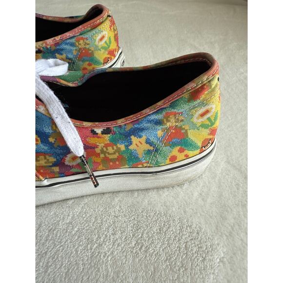 Vans Nintendo Super Mario Brothers Sneakers Skater Gamer Unisex Sz M 11 W 12.5 - Picture 5 of 12